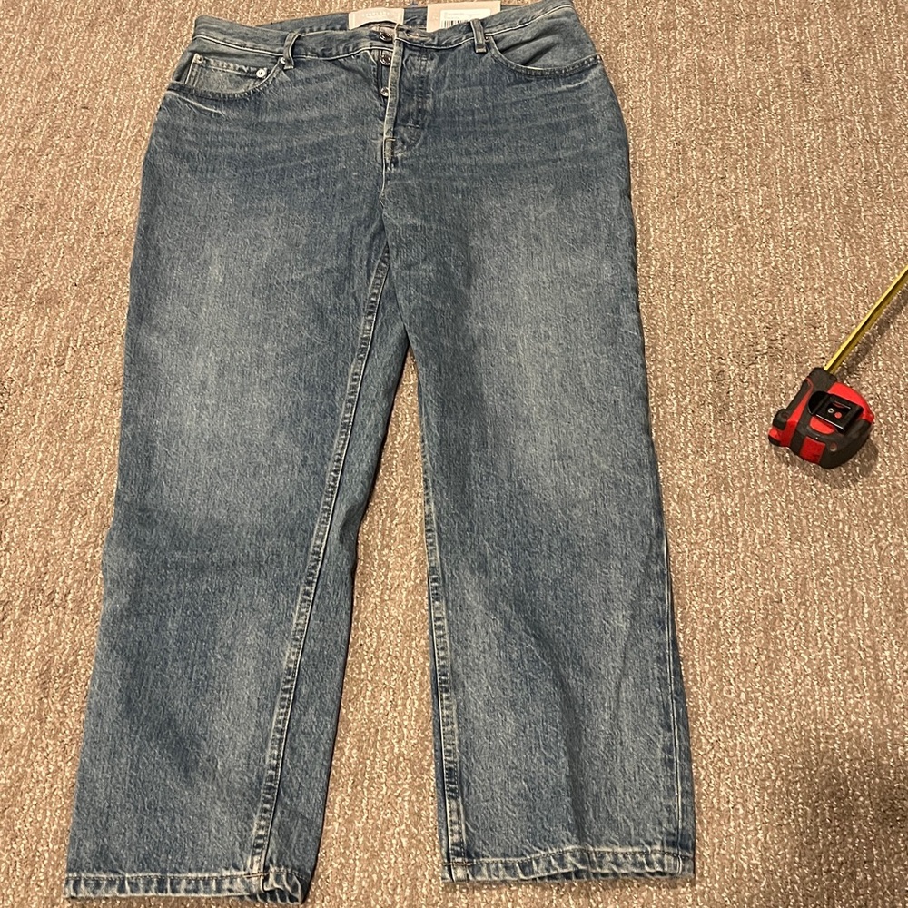 Everlane 90’s cheeky Jean in vintage mid blue nwt - Picture 2 of 10